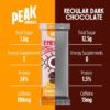 Peak Energy Caffeinated Dark Chocolate Orange Crunch Energy Bars [x3]