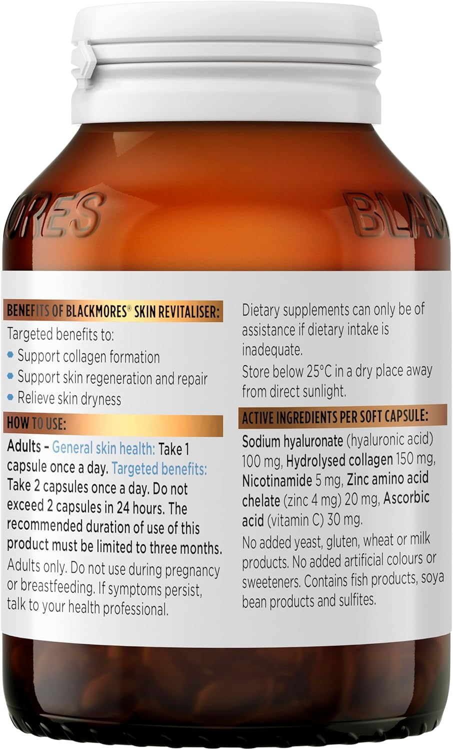 Blackmores Skin Revitaliser 60 Capsules [x2]