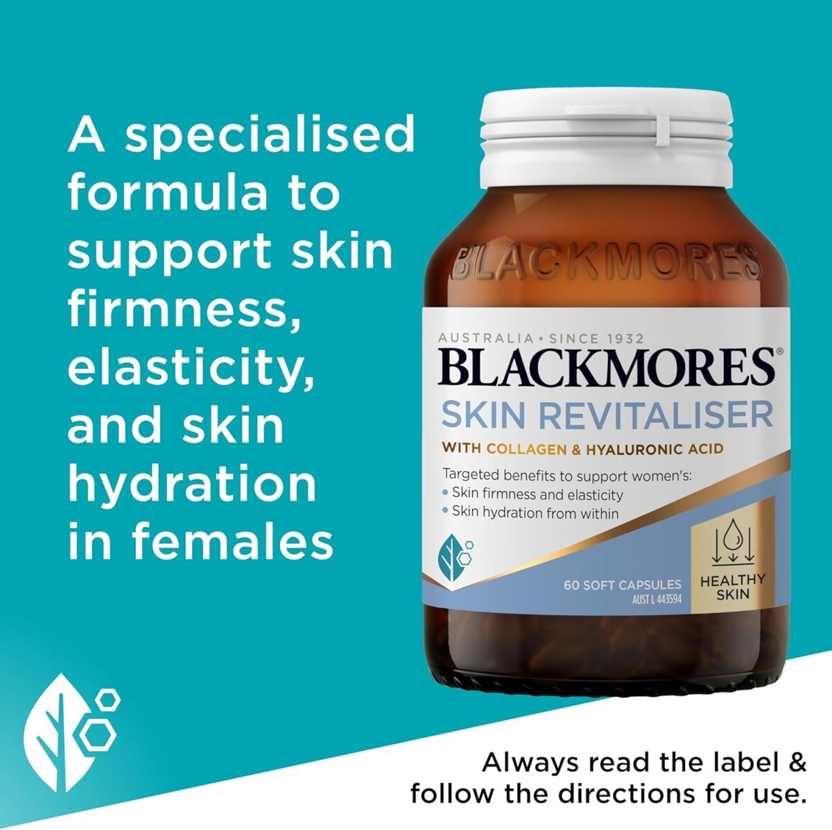 Blackmores Skin Revitaliser 60 Capsules [x2]