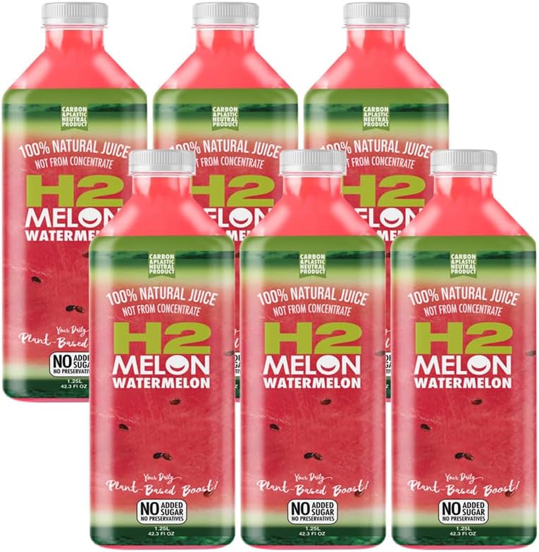 H2Melon Watermelon Juice, 1.25L x 6 [x2]