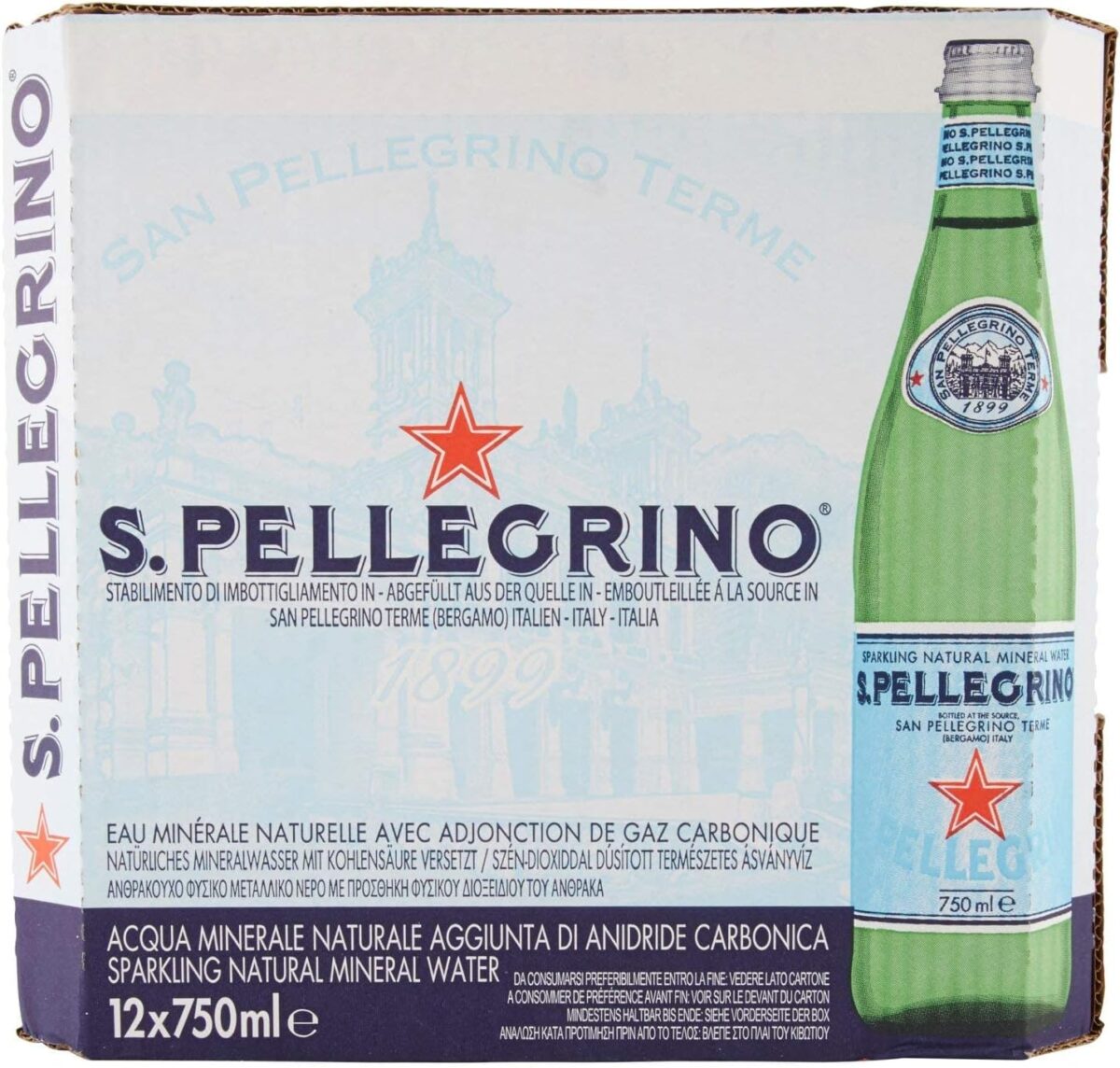 Sanpellegrino Sparkling Mineral Water, 24 x 250ml [x2]
