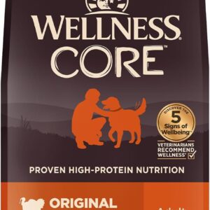 Wellness CORE Grain-Free Turkey & Chicken Dry Dog Food 1.8kg [x2]