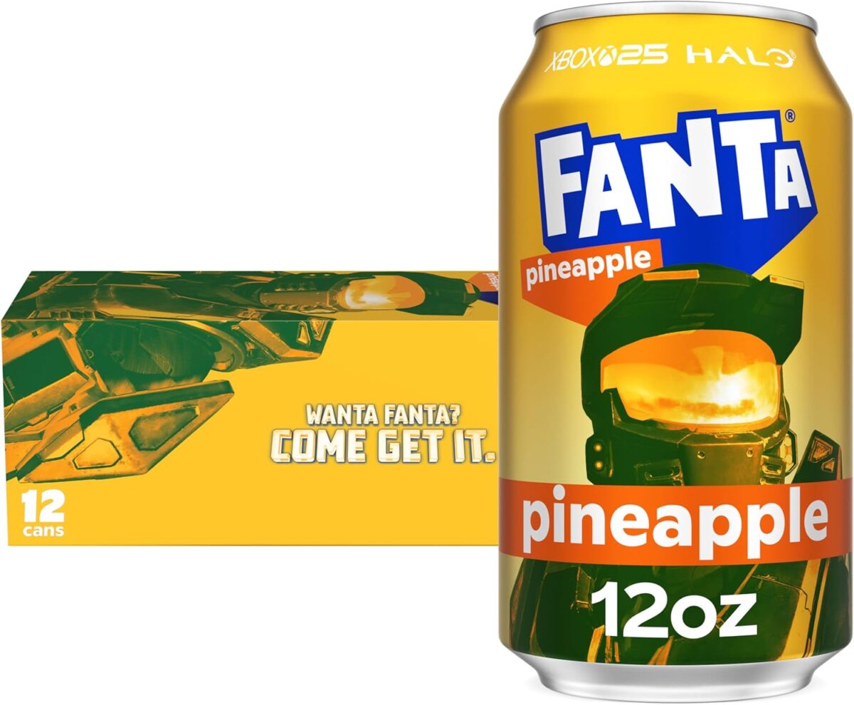 Fanta Pineapple Soda Cans, 12 x 355mL [x3]