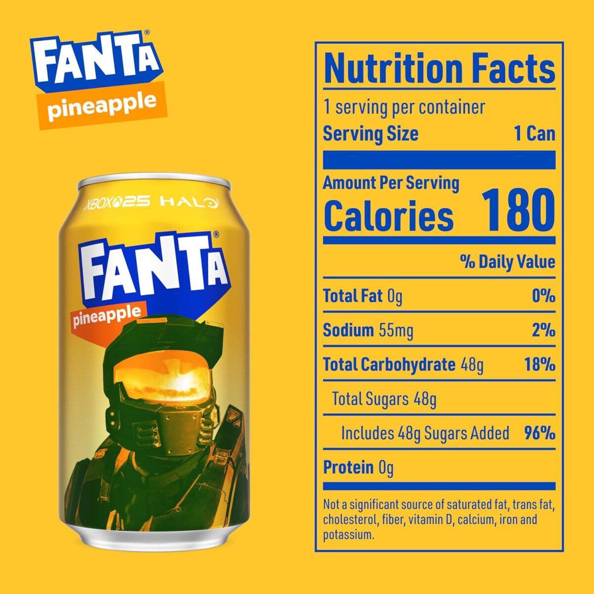 Fanta Pineapple Soda Cans, 12 x 355mL [x3]