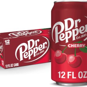 Dr Pepper Cherry Soft Drink 33cl Pack of 12 [x2]