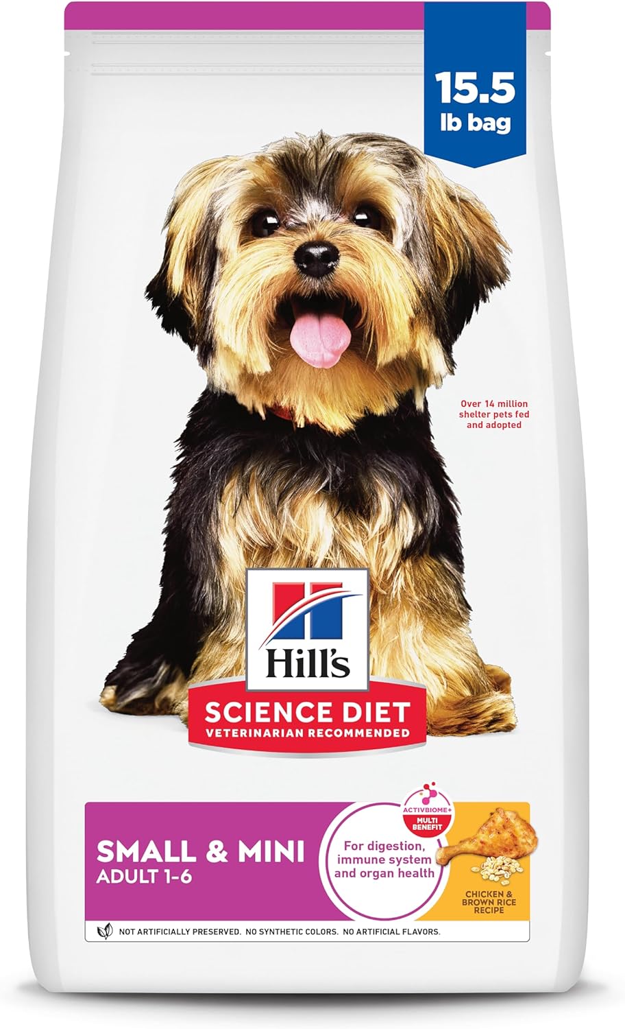 B003CL6Q84_img_1 Hill's Science Diet Adult Small Paws Chicken Meal, Barley & Brown Rice Dry Dog Food 7.03kg