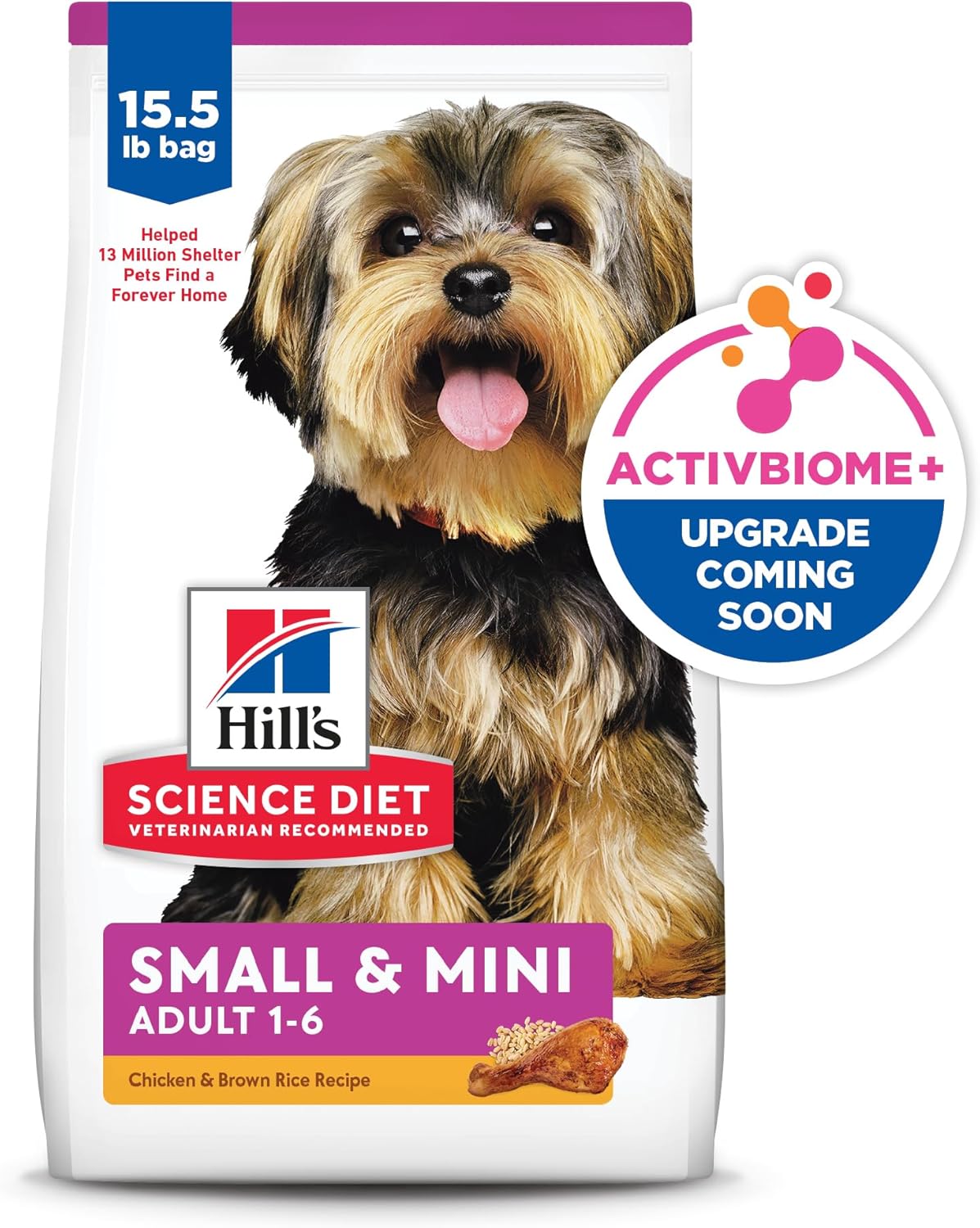 B003CL6Q84_img_14 Hill's Science Diet Adult Small Paws Chicken Meal, Barley & Brown Rice Dry Dog Food 7.03kg