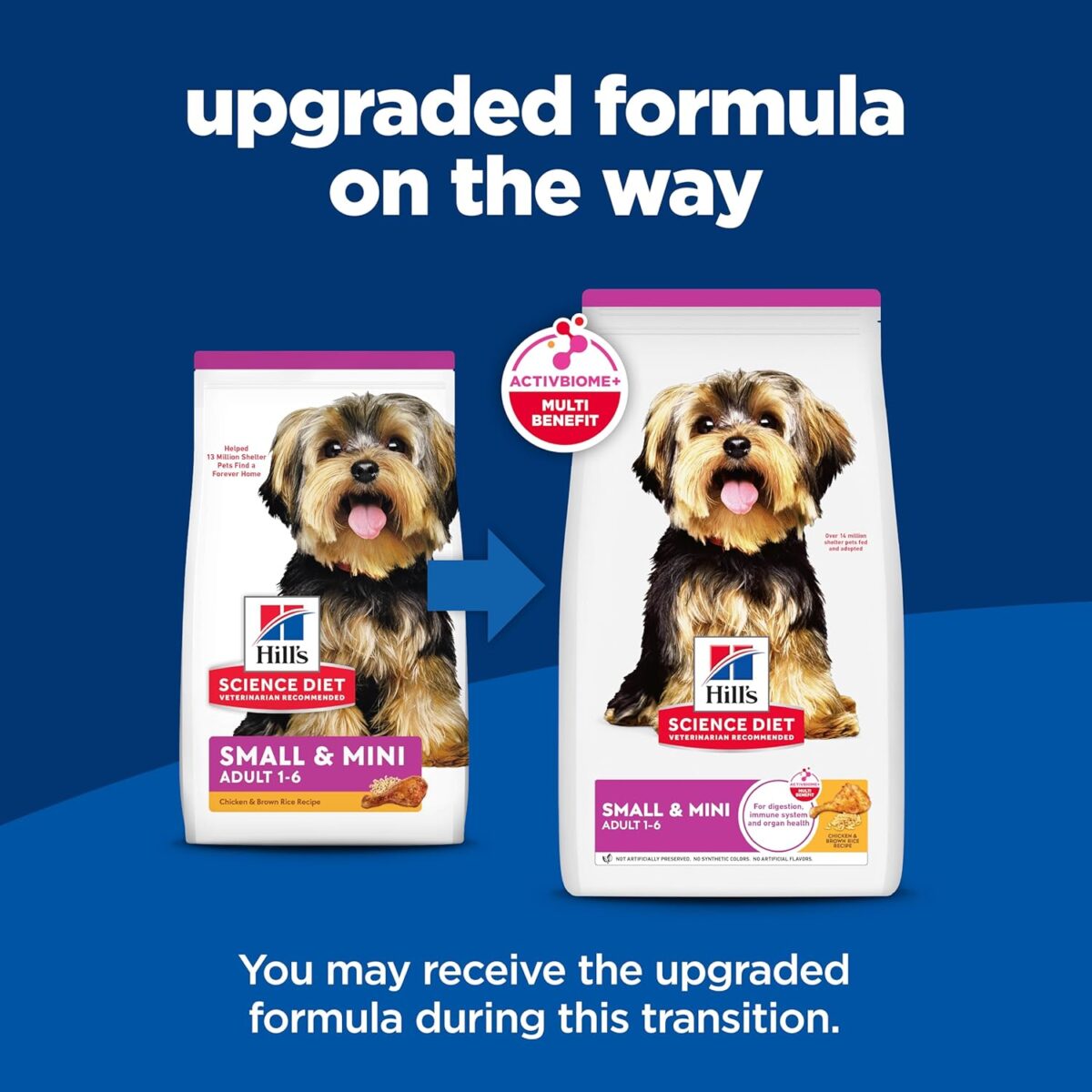 B003CL6Q84_img_2 Hill's Science Diet Adult Small Paws Chicken Meal, Barley & Brown Rice Dry Dog Food 7.03kg