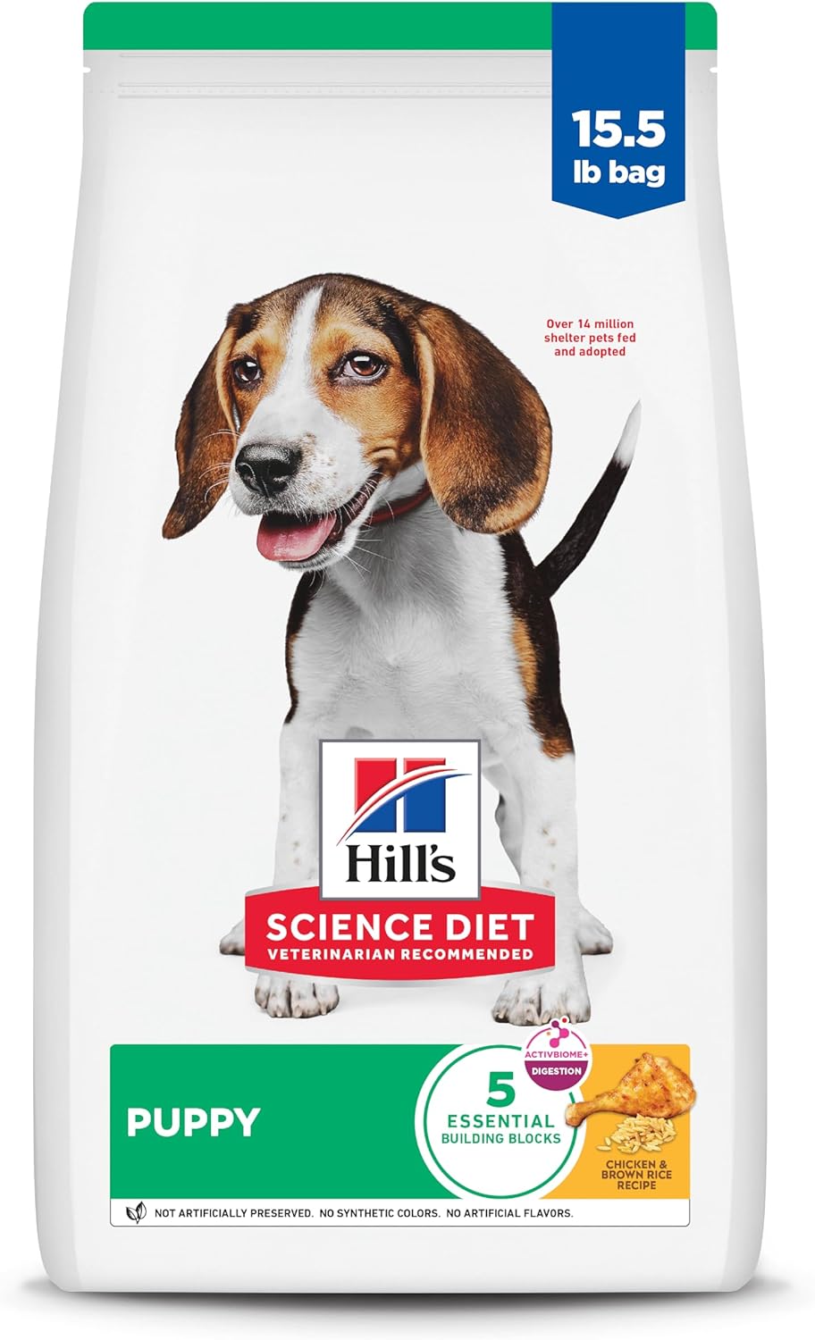 B003MW98OC_img_1 Hill's Science Diet Puppy, Chicken Meal and Barley Recipe, Dry Dog Food for Medium Breed Dogs, 7.03kg Bag
