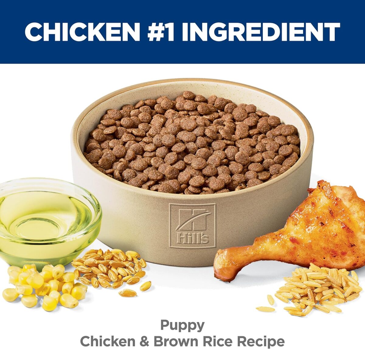 B003MW98OC_img_3 Hill's Science Diet Puppy, Chicken Meal and Barley Recipe, Dry Dog Food for Medium Breed Dogs, 7.03kg Bag