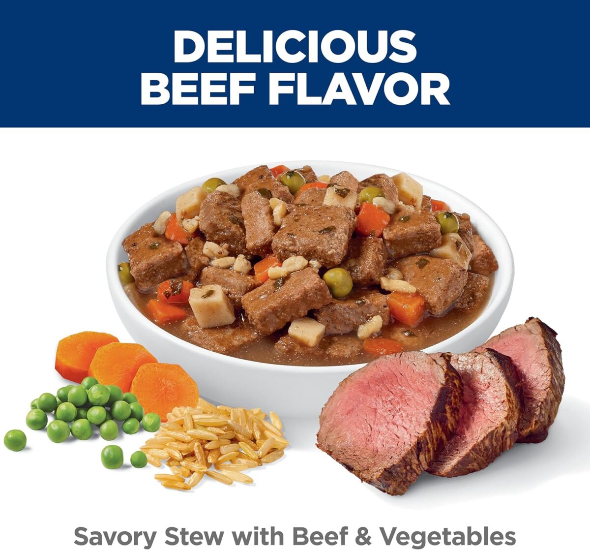 B005D4NS20_img_5 Hill's Science Diet Adult Wet Dog Food, Savory Stew with Beef and Vegetables, 363g, 12 Pack, Canned Dog Food