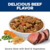 B006HKAQ88_img_5 Hill's Science Diet Adult 7Plus Savory Stew with Beef and Vegetables Senior Canned Dog Food, 363g, 12 Pack