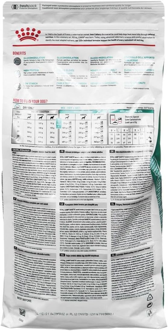 Royal Canin Diabetic Adult Dog Food 1.5kg [x2]