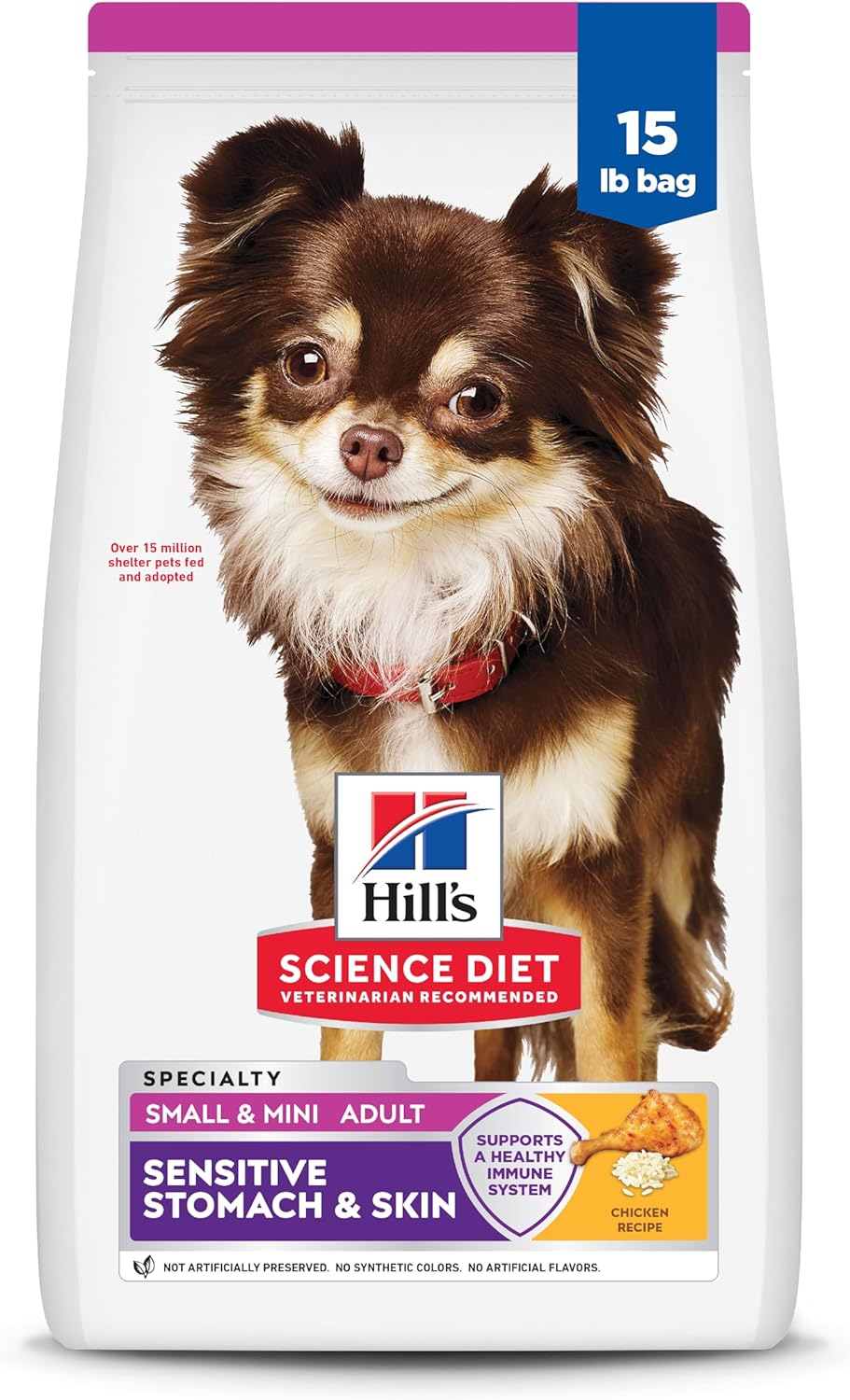 B01BKECERG_img_1 Hill's Science Diet Sensitive Stomach & Skin Adult Small & Mini Chicken Dry Dog Food 6.8kg Bag