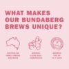 Bundaberg Pink Grapefruit Sparkling Drink 12 x 375mL [x2]