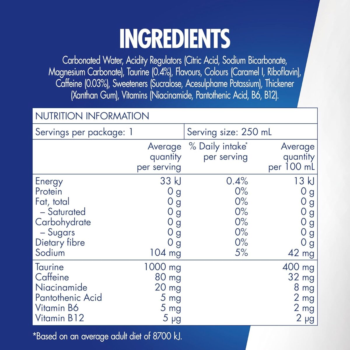 Red Bull Sugar Free Energy Drink 250ml 24 Pack