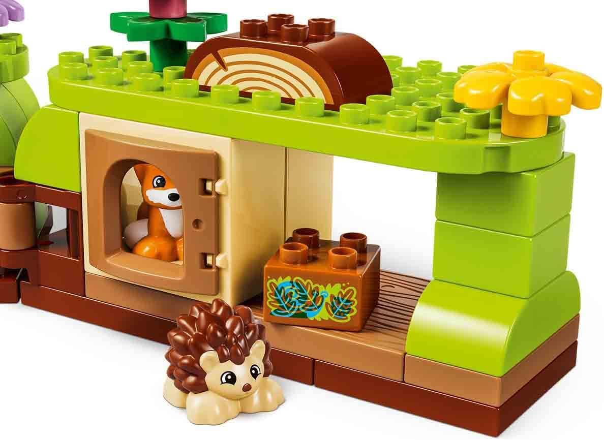 LEGO® DUPLO® Discovery Forest with Wild Animals 10480 Building Set for Toddlers with Play Mat – with a Hedgehog, Duck, Squirrel, Rabbit, Bird and Fox Figures - Playset Idea for Boys and Girls Aged 3+ LEGO® DUPLO® Discovery Forest with Wild Animals 10480 Building Set for Toddlers with Play Mat – with a Hedgehog, Duck, Squirrel, Rabbit, Bird and Fox Figures - Playset Idea for Boys and Girls Aged 3+