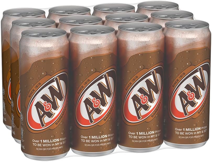 A&W Sarsaparilla Root Beer 12 Pack [x2]