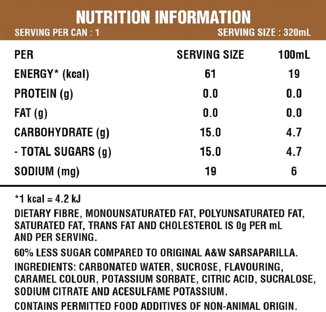 A&W Sarsaparilla Root Beer 12 Pack [x2]