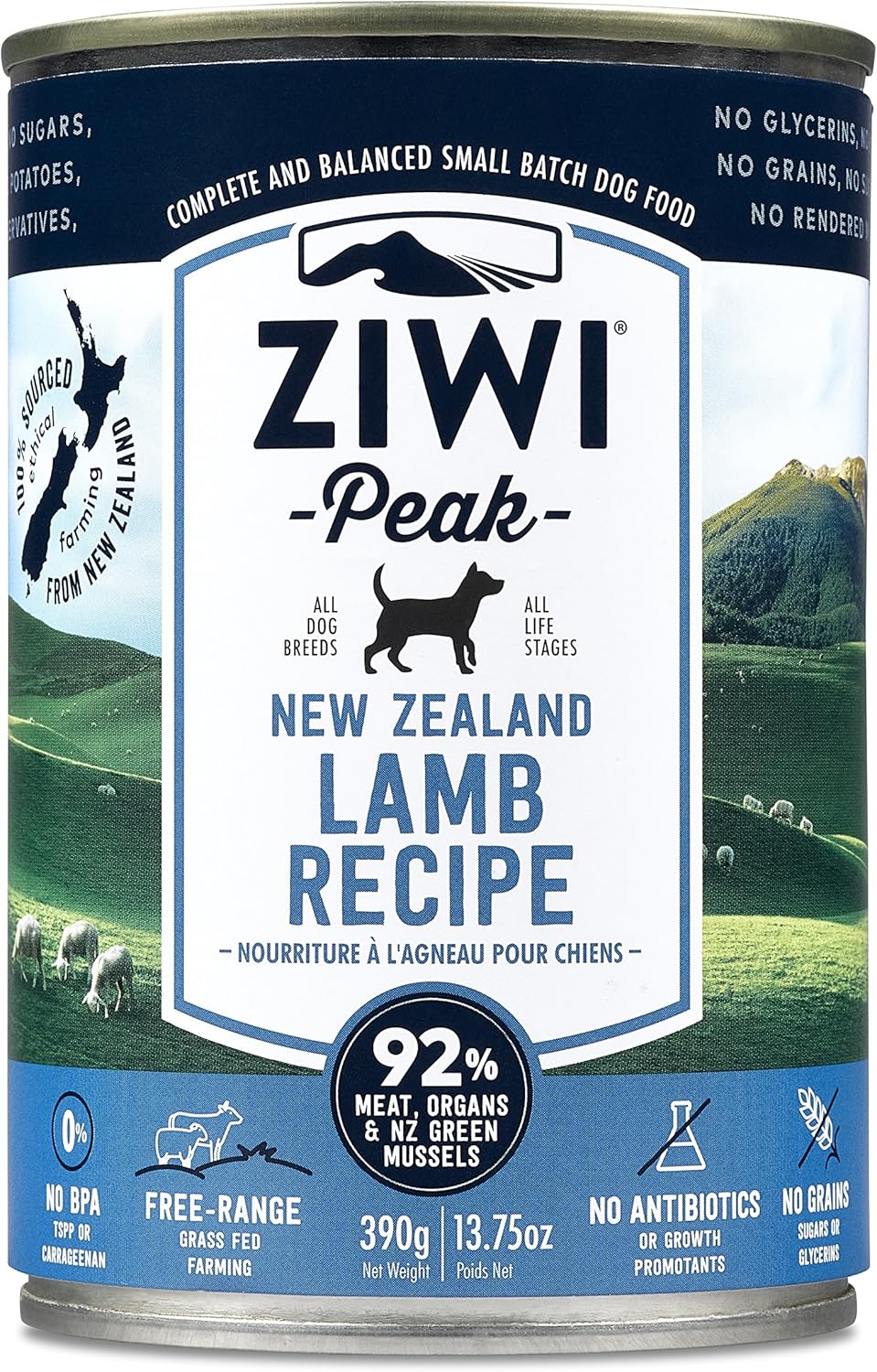 Ziwi Peak Daily Dog Cuisine Wet Dog Food - Lamb 390g [x6]