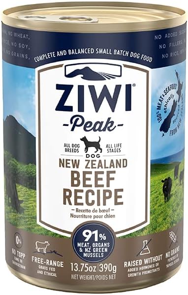 Ziwi Peak Daily Dog Cuisine Wet Dog Food - Beef 390g [x7]