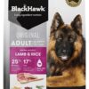 Black Hawk - Adult Dry Dog Food, Lamb and Rice, 3kg [x2]