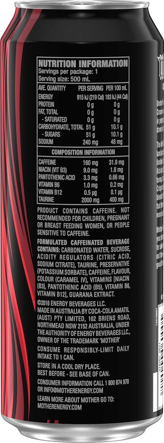 Mother Energy Drink Original 24 x 500ml [x2]