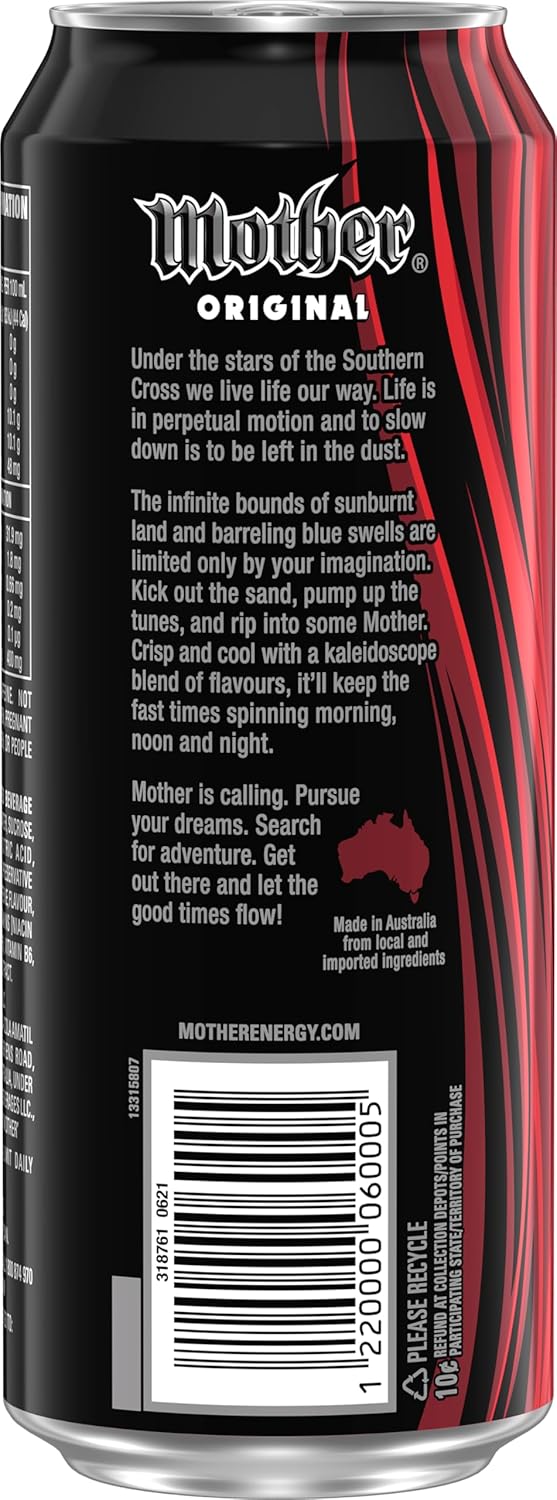 Mother Energy Drink Original 24 x 500ml [x2]