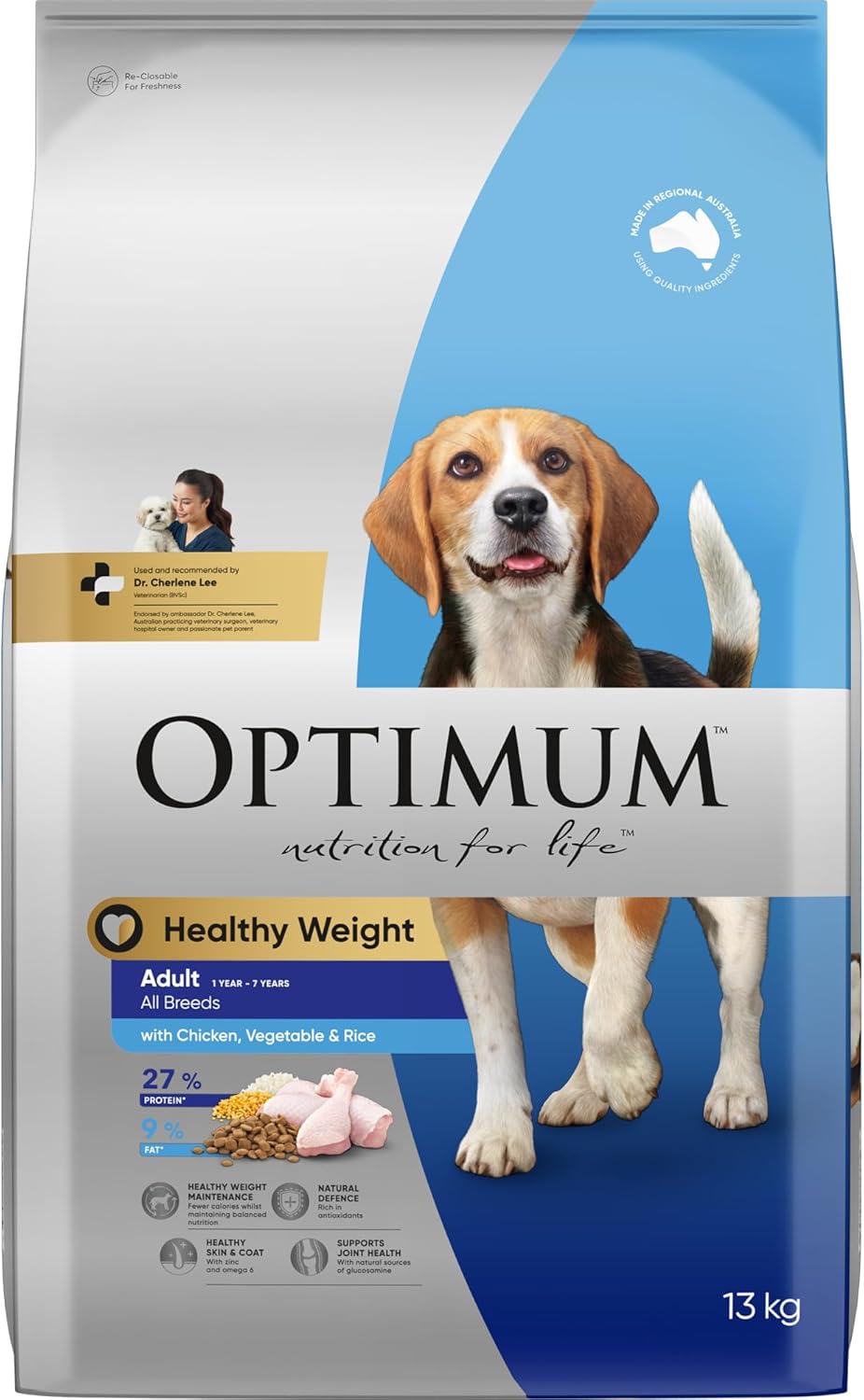 B07G3DV77Y_img_11 OPTIMUM DOG Beef and Rice Wet Dog Food, Adult, 400g Can (Pack of 24)