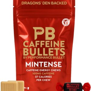 Caffeine Bullet Energy Gels Mint Chews 16 Pack [x3]
