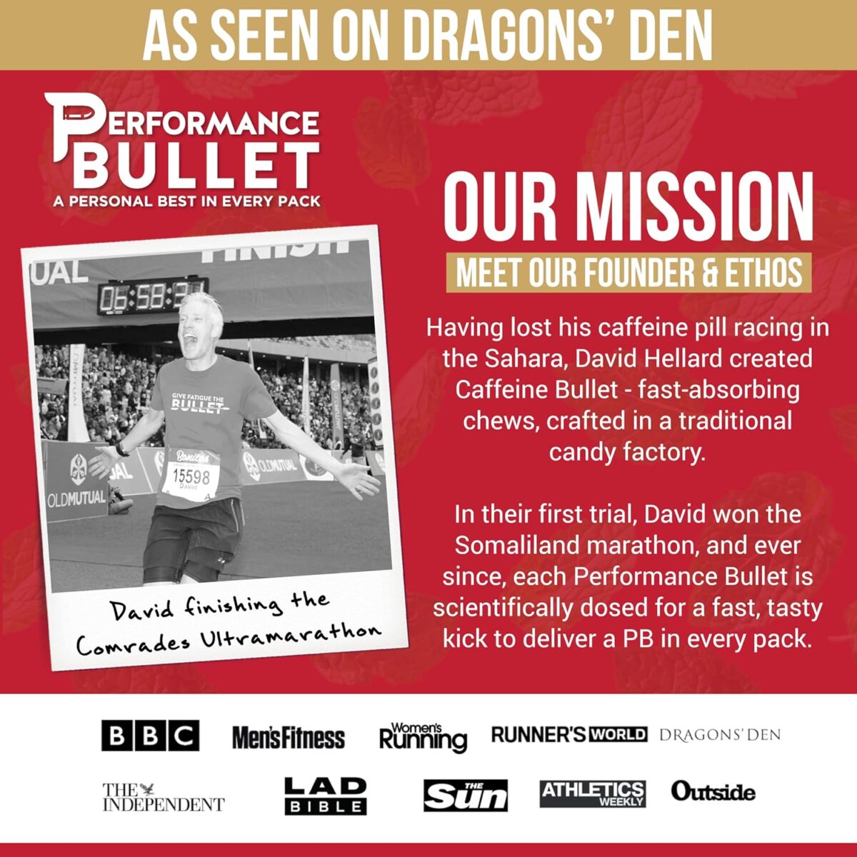 Caffeine Bullet Energy Gels Mint Chews 16 Pack [x3]