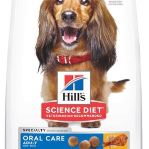 B07GBZ7PRS_img_1 Hill's Science Diet Oral Care Adult Chicken, Rice & Barley Dry Dog Food, 12kg