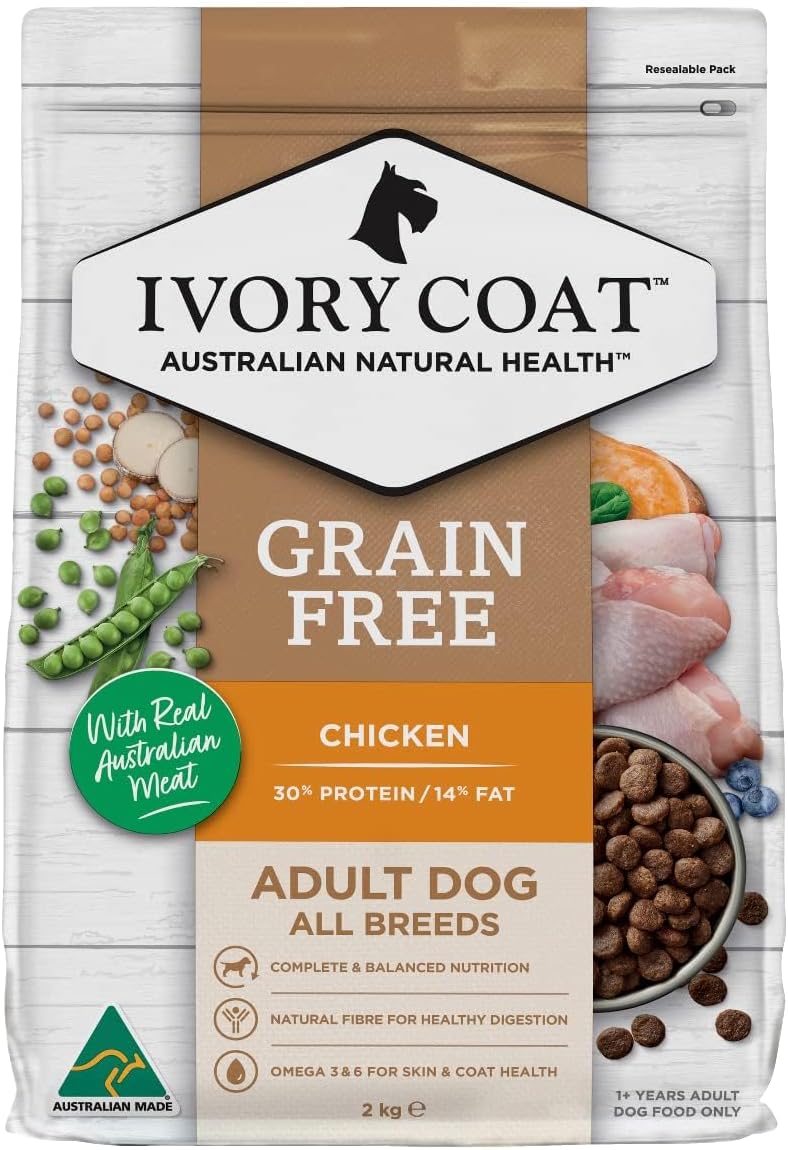 IVORY COAT GRAIN FREE ADULT CHICKEN 2KG [x2]