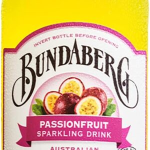 Bundaberg Passionfruit Sparkling Drink 12 x 375mL [x4]