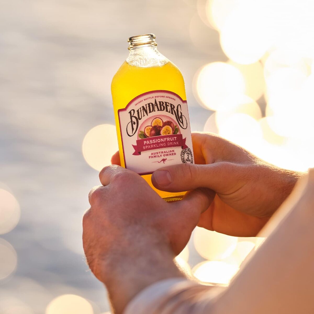 Bundaberg Passionfruit Sparkling Drink 12 x 375mL [x4]