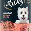 MY DOG Adult Wet Dog Food Sardines, Tuna and Spring Vegetable 400g Can, 24 Pack