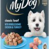 MY DOG Adult Wet Dog Food Sardines, Tuna and Spring Vegetable 400g Can, 24 Pack