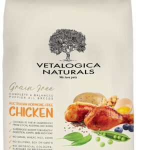 Vetalogica Naturals Premium Quality Grain Free Chicken Puppy Dry Food 3 kg [x2]