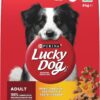 LUCKY DOG Adult Dry Dog Food Roast Chicken Vegetable Pasta Flavour 8kg [x3]