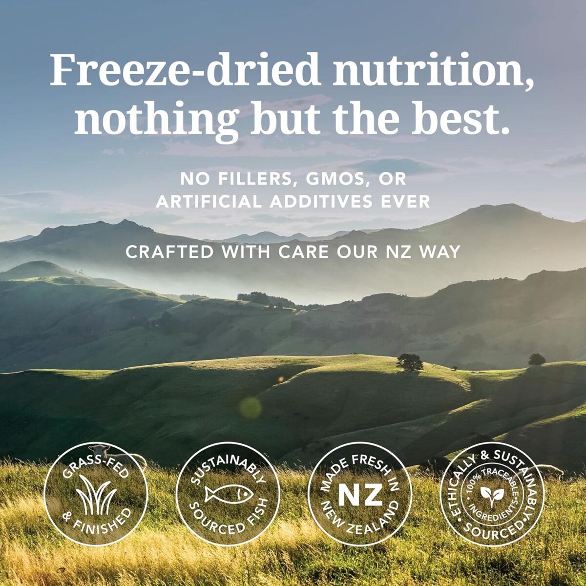 K9 Natural - Grain Free Freeze Dried Dog Food Topper - Lamb & Salmon,100g [x4]
