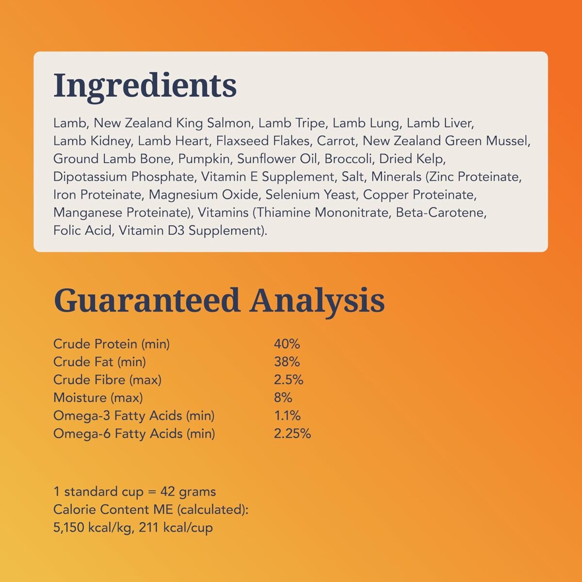 K9 Natural - Grain Free Freeze Dried Dog Food Topper - Lamb & Salmon,100g [x4]