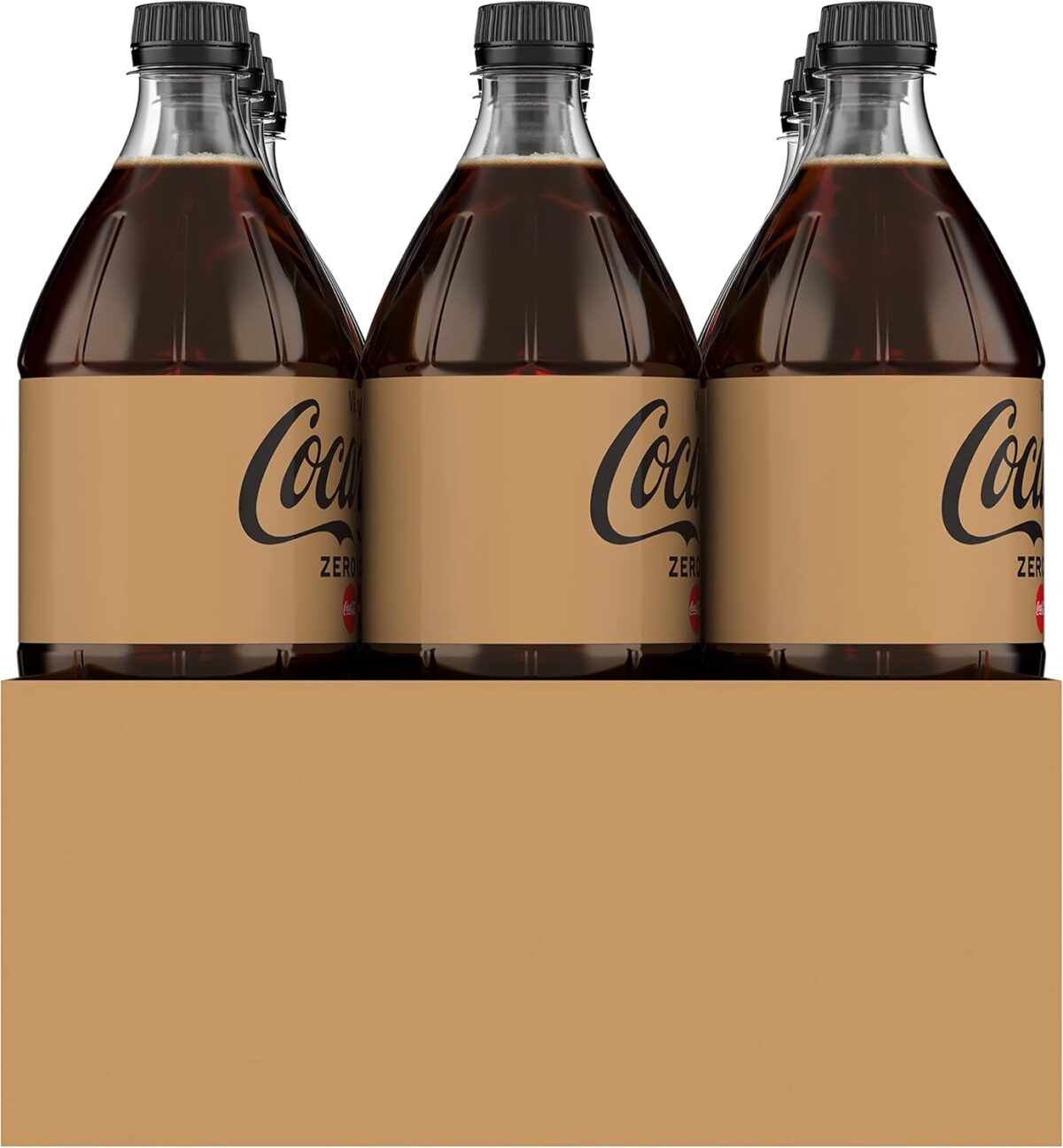 Coca-Cola Vanilla Zero Sugar Soft Drink 12 x 1.25L Bottles [x2]