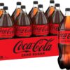 Coca-Cola Vanilla Zero Sugar Soft Drink 12 x 1.25L Bottles [x2]