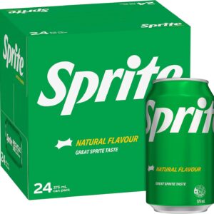 Sprite Lemonade Soft Drink Multipack Cans 24 x 375mL [x3]
