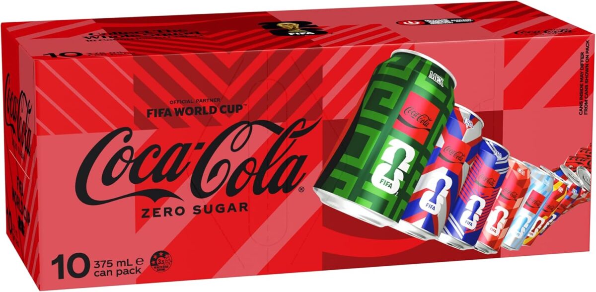 Coca-Cola Zero Sugar Cans 10 x 375 mL [x6]