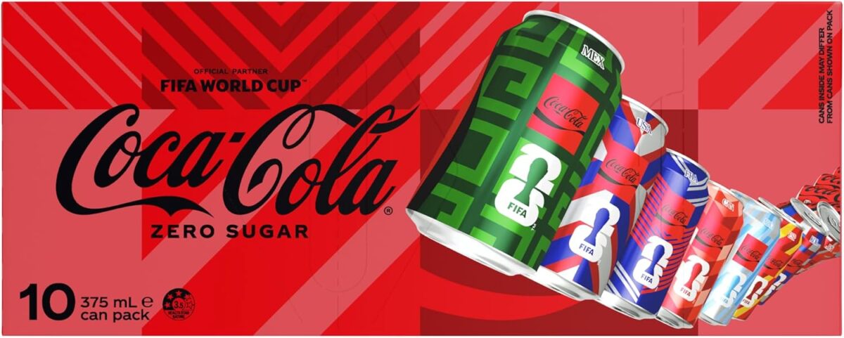 Coca-Cola Zero Sugar Cans 10 x 375 mL [x6]