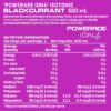 Powerade ION4 Blackcurrant Sports Drink Sipper Cap 12 x 600mL [x2]
