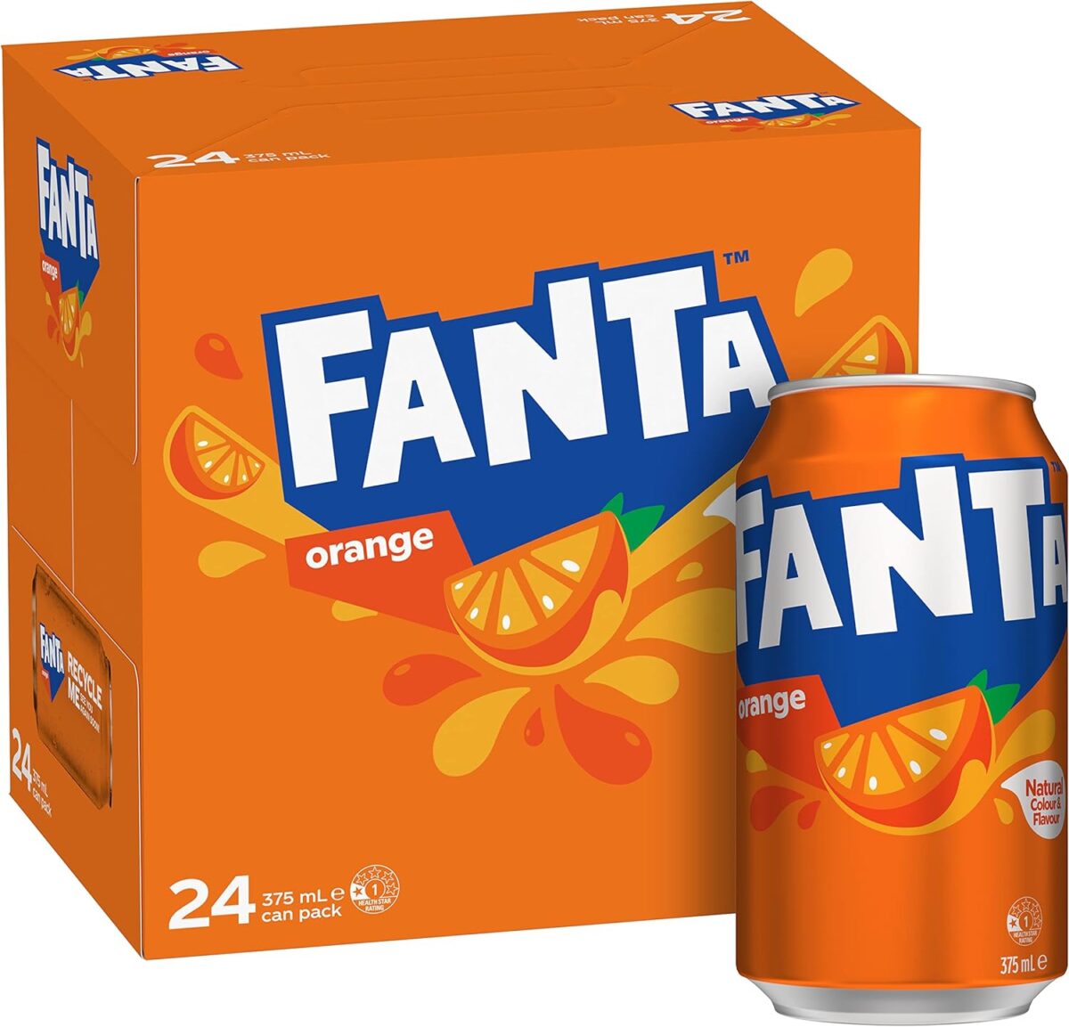 Fanta Orange Multipack Cans 10 x 375mL [x6]