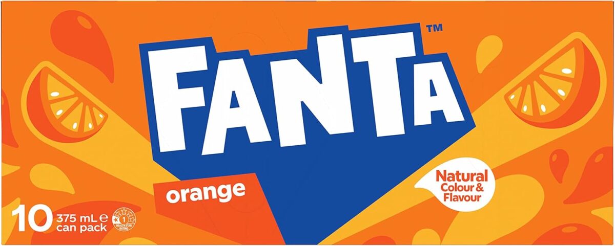 Fanta Orange Multipack Cans 10 x 375mL [x6]