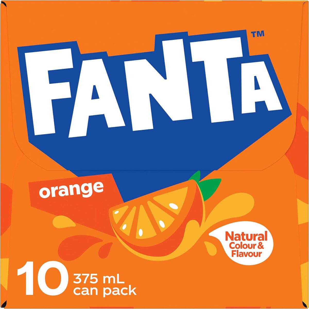 Fanta Orange Multipack Cans 10 x 375mL [x6]